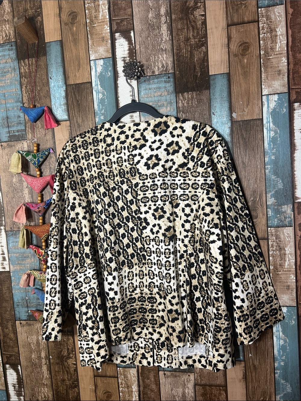 Ruby Rd. Leopard Print shacket Cream & Black - Picture 13 of 16
